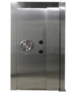 Waterproof and Fireproof Vault Door with Mechanical Code and Fingerprint Locks for Strong Rooms
