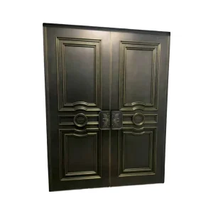 Wear-Resistant White Copper Heavy-Duty Anti-Theft Front Entry Door for Villa