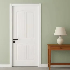White MDF Hollow Core Prehung Primed Molded Interior Door