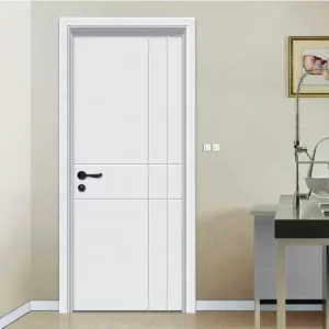 White Painted WPC Interior Door