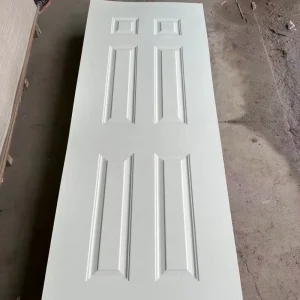 White Primer Wooden Interior Door Skin MDF Material Waterproof Finished Living Room Use