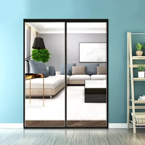 Wind-Resistant Frameless Glass Sliding Bathtub Shower Door for Outdoor Public Buildings