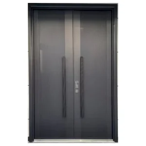 Windproof Exterior Thermal Break Aluminum Alloy Door for Apartments and Residential Buildings