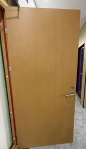 Wood Composite Fire-Rated Interior Door with Fire Certificate for Hotel Renovation
