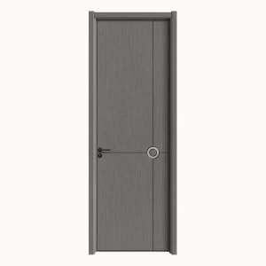 Wood Door Design Aluminum Metal Strips Wooden Interior Room Door