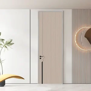 Wood Doors Interior Room Modern Finished Surface Melamine Kitchen Interior Doors for Houses