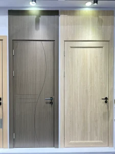 Wood Plastic Composite WPC Interior Door Waterproof Anti-Termite Assembly Large Bedroom Hotel Villa