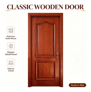 Wood WPC PVC Interior Pivot Door, Hidden, Fireproof, Sound Insulation, for Residential, Barn Entrance, Apartment, and Supermarket Use