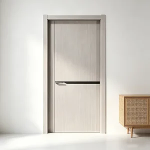 Wooden Bedroom Door Set PVC Custom Steel Wood Paint Free Composite Solid Wood