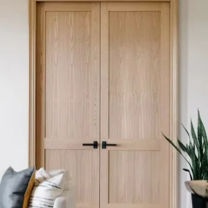 Wooden Door for Main Entrance, Salon, and Bedroom, Interior Door with Simple Design