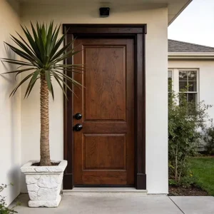 Wooden Single Entrance Door for House or Villa