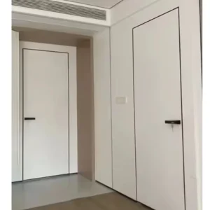 Wooden Solid Core Invisible Hidden Door Interior Wall Panel