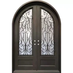 Wrought Iron Anti-Theft Exterior Entry Front Door