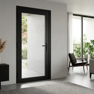 X76 Aluminum Alloy Swing Door System for Villa and Hotel Entrances and Exits