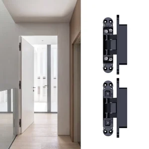 Zinc Alloy 180-Degree 3D Adjustable Heavy-Duty Concealed Door Hinge
