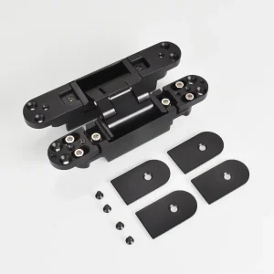 Zinc Alloy Three-Dimensional Adjustable Concealed Cross Hinge for Wooden Folding Doors