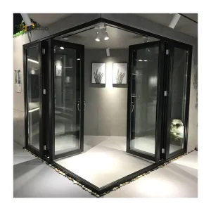 Custom Double-Folding Aluminum Patio Residential Door