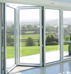 Thermally Insulated Aluminum Alloy Folding Door, Waterproof, Suitable for Kitchens, Bathrooms, and Living Rooms