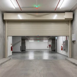0.8mm Galvanized Steel Insulated Fireproof Rolling Shutter Door for Hospitals and Schools