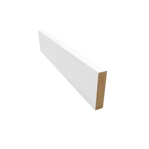 1/2 In. x 3-1/4 In. Square MDF White Primed Flat Door Casing and Architrave