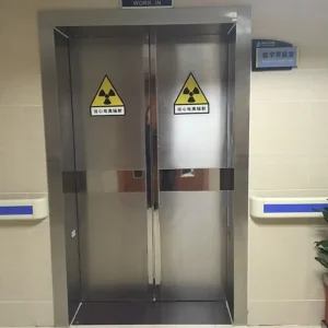1000*2100mm Hospital Lead Door Pb 1# 99.994% Purity 2mm Lead Thickness Radiation Proof Fire Resistant for X Ray CT MRI Operating Room