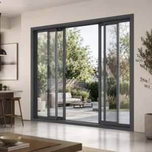 120 Series Slim-Frame Aluminum Sliding Door with Large Glass, Lift-Slide Patio Door for Residential and Commercial Projects