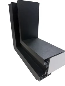 120 mm Exterior Window Surround 160 Double Layer Recessed Aluminium Window Casing Outdoor Building Decorative Profile