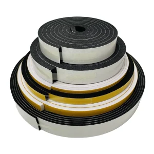1mm to 12mm Rubber Adhesive Door Window Weather Stripping Soundproof Door Seal Strip Insulation Foam Tape
