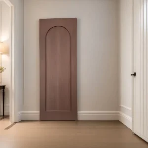 20-90 Minute Fire-Rated Swing Wooden Door with Hollow Metal Frame for Hotel Suites, Supermarkets, and Outdoor Use