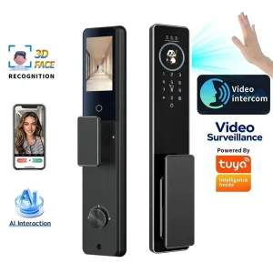 3D Face Recognition Biometric Fingerprint Smart Door Lock WiFi Digital Electronic Smart Door Lock