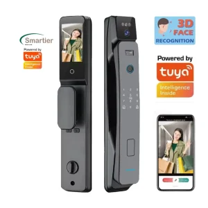 3D Face Recognition Multi-Unlock Smart Door Lock for Wood and Steel Doors