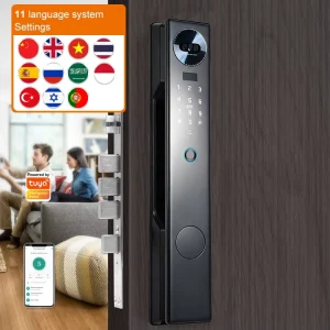 3D Face Recognition Palmprint Fingerprint Door Lock with WiFi App Control for Home Apartment Office