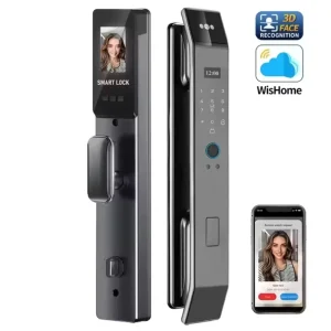 3D Face Recognition Smart Door Lock with Camera and Fingerprint Access