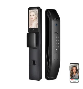 3D Face and Fingerprint Recognition WiFi Smart Lock with Cloud Storage for Aluminum and Wood Doors