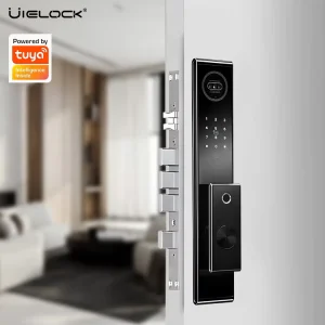 3D Facial Recognition Smart Door Lock with Video Doorbell and Built-in HD Camera WiFi Compatible with Wood Doors