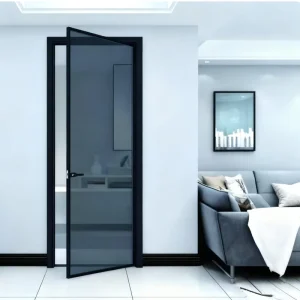 40 Aluminum Swing Door with Tempered Glass for Home and Office