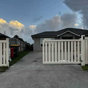 4x6ft Aluminum Louver Fence Panel, 1.2x2m, Powder-Coated, Garden Privacy
