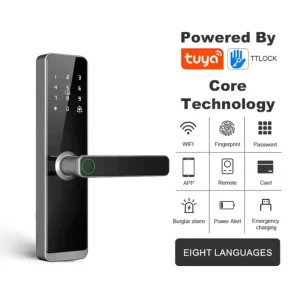 5050 Series Mortise Smart Door Lock with Password and Fingerprint Access for Hotel and Home