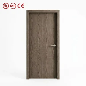60-Minute Fire-Resistant Soundproof Wooden Door, UL WH CE Certified, for Hotel Guest Rooms