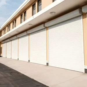 6063 T5 Aluminum Alloy Corrosion-Resistant Electric Side-Opening Roller Shutter Door for Coastal Warehouses