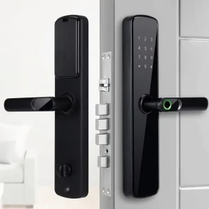 6068 Mortise Waterproof Electronic Password Digital Fingerprint Security Cylinder Knob Smart Lock for Home Bedroom