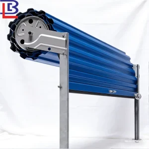 6×8 Steel Roll-Up Garage Door with Stainless Steel Security Shutter