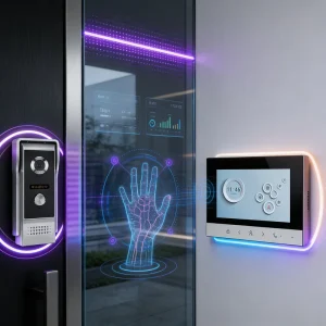 7 Inch Bluetooth Connectivity Short-Range Control Smart Doorbell with Wireless Camera for Personal Use