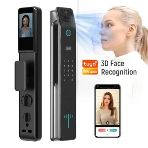 A8 Outdoor Waterproof Automatic Smart Door Lock Face Fingerprint Recognition Palm Vein Unlock Camera