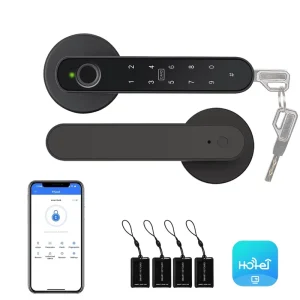 APP Smart Door Lock With Fingerprint Biometric Digital Electronic Lock