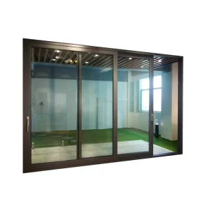 AS2047 Aluminum Screen Room Prehung Heat-Insulating Sliding Patio Door with Beveled Glass