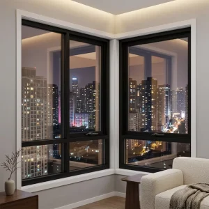 AS2047 Australian Standard Commercial Double Glazed Sliding Windows Aluminum Frame Modern Design Windproof