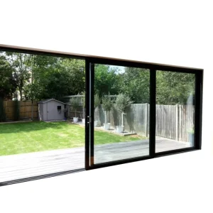 AS2047 Extra Large Sliding Door Modern Design Australian Concealed Aluminum Profile Tempered Glass Accordion Style