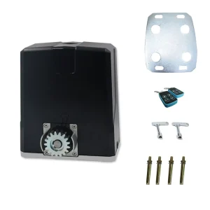 Adjustable Auto Close Time 1-250s Brushless Sliding Gate Motor Pedestrian Passage Mode Gate Opener