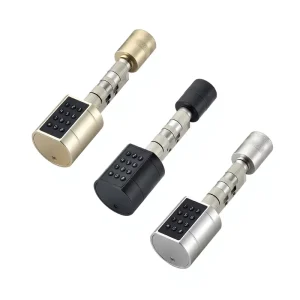 Adjustable Euro Smart Cylinder Door Lock with App Control for Replacing Old Mechanical Cylinders